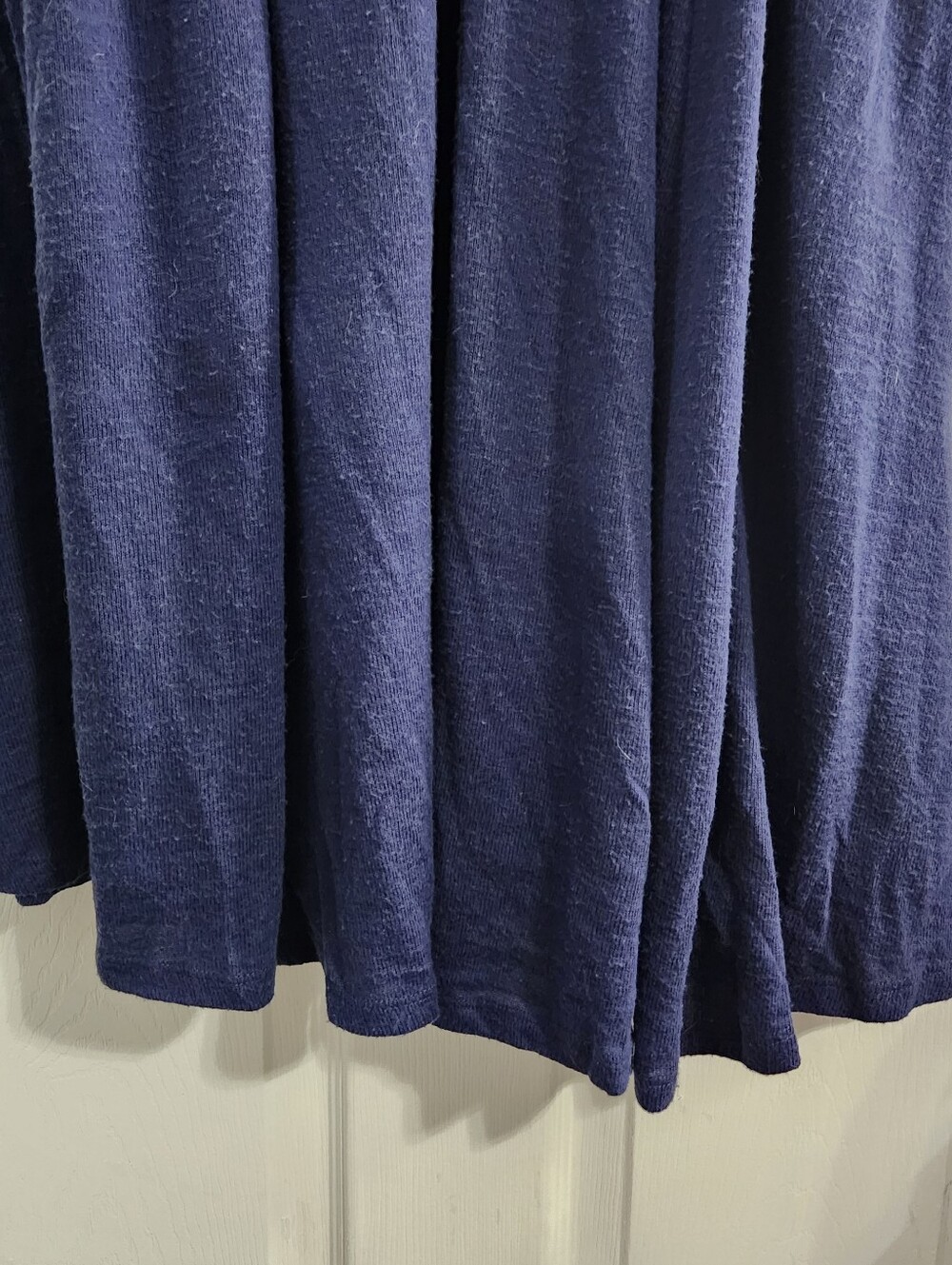 Torrid super soft plush 3/4 sleeve navy skater dress stretch pockets minimalist - Picture 5 of 11